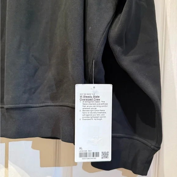 NWT LULULEMON Women’s Steady State Oversized Crew in XL - Picture 5 of 8